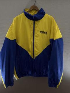 FLUTTER NAVY × YELLOW ナイロンJKT サイズLのサムネイル