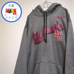ナイキ NIKE パーカー プルオーバー MLB カージナルス グレー