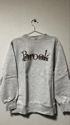 Brook ロゴスウェット　グレー美品 2025年最新】BrooK スウェット グレーの人気アイテム - メルカリ