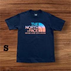 THE NORTH FACE Tシャツ　 ブラック　黒　　ビックロゴ