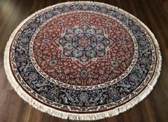 イラン製 ウィルトン織 アクリル 円形 250cm