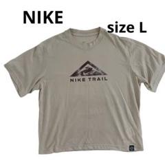 Nike Tシャツ レディース L ナイキ トレイル ランニング クロップド丈