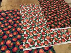 ❶3枚まとめてholtman international fabrics りんご