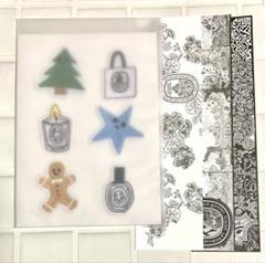 ディプティック Diptyque フェルトパッチステッカー しおり　ノベルティ