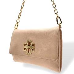 美品 TORY BURCH ショルダーバッグ レザー ピンク 肩掛け チェーン