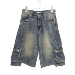 LAGUA GEM SWITCHING ハーフデニム ハーフパンツ S