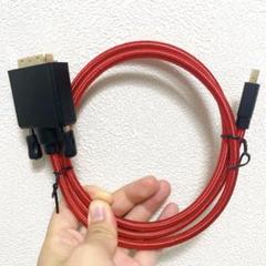 DisplayPort-DVIケーブル 1M 赤色 ディスプレイ、プロジェクター