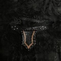 00s leather waist pouch archive kmrii - メルカリ