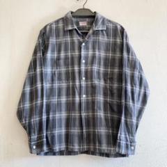 60s ビッグunknowns オンブレレーヨンシャツシャドーチェック