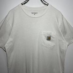 Carhartt カーハート　Tシャツ　サイズM ポケT ワンポイントロゴ　古着
