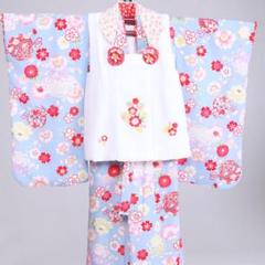 ☆値下げしました☆ 3歳 七五三 水色(花夢二)
