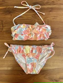 PEAK&PINE 9M フリル花柄ビキニスカートリズリサ系