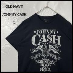 バンドtシャツ　オールドネイビー　ジョニーキャッシュ　黒ブラック　ヴィンテージ