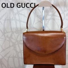 OLD GUCCI オールドグッチ　 ブラウンレザー ハンドバッグ　 R