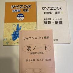 浜学園中6年生理科一式 浜学園小6理科テキスト1年分 浜学園理科教材 市販参考書の通販