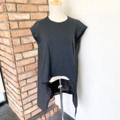 HACHE/ アッシュ 黒 カットソー HACHE/ アッシュ 黒 カットソー（HACHE（アッシュ）の「Hache