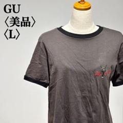 【美品】GU マイケルジャクソン 短丈Tシャツ リンガーTシャツ アメカジ