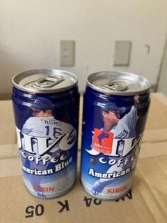 キリンJIVE缶コーヒー 空き缶 野茂英雄 アメリカンブルー キリン JIVE 缶コーヒー 野茂英雄 未開封 - メルカリ