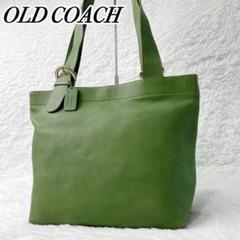 Vintage Coach Old Leather Tote bag Green - メルカリ