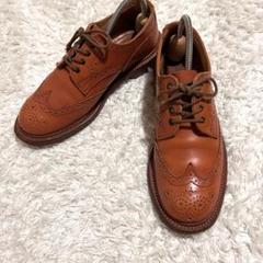 美品　トリッカーズ　バートン　コードバン　UK8.5 27cm 11/27限定値下げ/ Tricker'sトリッカーズ サドルシューズ コード