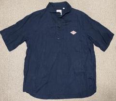 ★最終価格★DANTON 半袖シャツ サイズ34 青 Danton 「DANTON」 チェック柄半袖シャツ 34 ブルー レディース