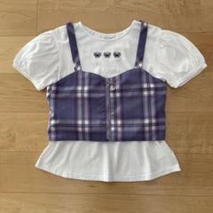アナスイミニ チェックビスチェ×半袖Tシャツ 140 - メルカリ