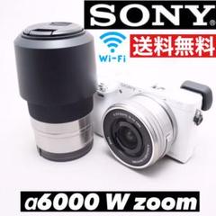 ✨人気のミラーレス✨軽量 Sony α6000 ダブルズーム Wi-Fiで転送
