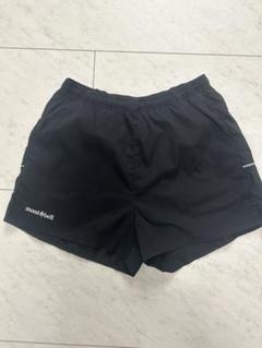 mont-bell 黒 ランニングショーツ　Mサイズ　レディース