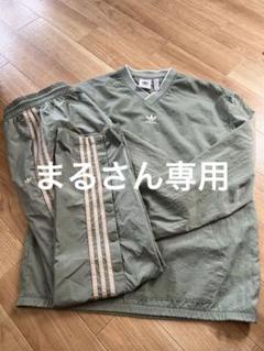 adidas グリーン ピステ Lサイズ　セットアップ