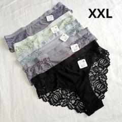 【2XL5枚】レディースショーツ まとめ売り XXL パンツ レース(H385)のサムネイル