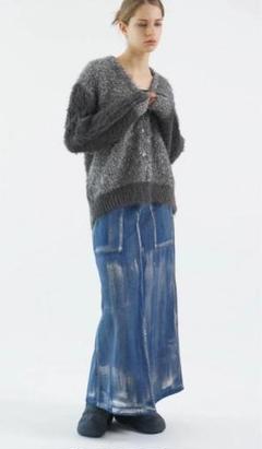 【新品未使用】:ETHR OF GLITTER SHAGGY CARDIGANのサムネイル