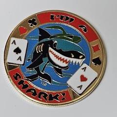新品 ポーカー用カードガード「シャーク(鮫)」