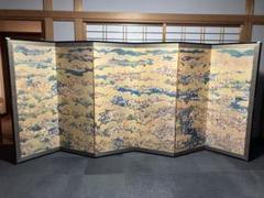 大阪夏の陣図 左隻 屏風 複製 特大 高級 衝立 六曲 侍 武士 和風 日本画 大阪夏の陣図 左隻 屏風 複製 特大 高級 衝立 六曲 侍 武士 和風