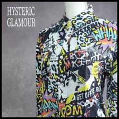 HYSTERIC GLAMOUR 長袖シャツ　総柄　ヒスガール　マルチ　Mサイズ