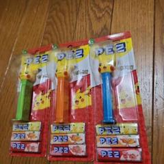 ポケットモンスター　ピカチュウ PEZ 3種フルコンプセット