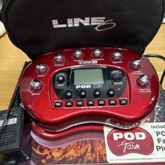 LINE 6 POD X3 レッド & FBV ペダル　音出し確認 LINE 6 POD X3 レッド & FBV ペダル 音出し確認 - メルカリ