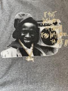 old stussy グレーTシャツ