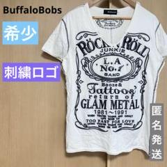 バッファローボブズ Tシャツyankee a go go Vネック　ロックンロー