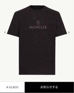 MONCLER ブラック Tシャツ クルーネック