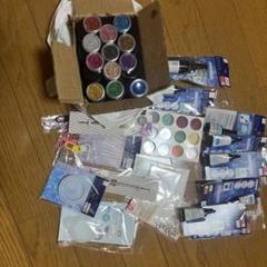 ハンドメイド用グリッターとレジン材料セット