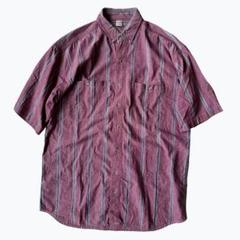 【USED】90s used vintage 半袖 S/S ストライプシャツ