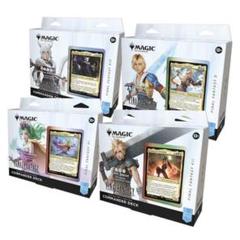 MTG ファイナルファンタジー 統率者　コマンダーデッキ セット 4箱　英語版 マジック ザ・ギャザリング コマンダーデッキ 英語版 4種セット