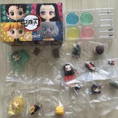 鬼滅の刃 Qposket フィギュアセット 炭治郎 禰豆子 我妻善逸 嘴平伊之助