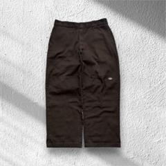 90s Dickies baggy wide work pants BRN