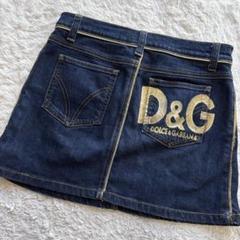 D&G★DOLCE&GABBANA❤LUXEMBOURG❤デニムスカート タグ付 D&G☆DOLCE&GABBANA❤LUXEMBOURG❤デニムスカート タグ付
