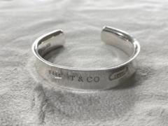 TIFFANY&Co. １８３７　ナロー　925 バングル　リストバンド　カフ ティファニー 1837 ブランドロゴ シルバーカフ ナローバングル