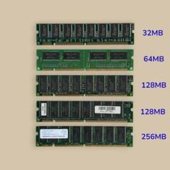 PowerMacG3 DT233 SDRAM 32MB〜256MB メモリ5枚