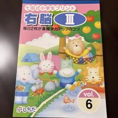 【未使用】七田式1年生プリント3点セット vol.6-10プラス右脳記憶プリント 七田式小学生プリント 右脳1vol.10 - メルカリ
