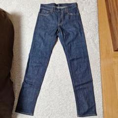 【濃紺美品】ユニクロUNIQLO+J セルビッジストレート レディース 28のサムネイル