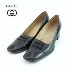 美品　GUCCI  ホースビット　パンプス　ブラック　スエード　36 1/2 C 楽天市場】GUCCI グッチ ホースビット パンプス ブラック レザー